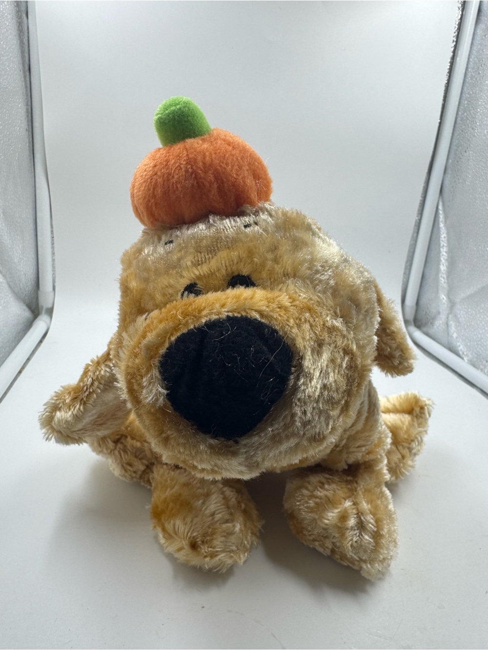 Snuggie Toy Puppy Dog Halloween Pumpkin Outfit 9" Stuffed Plush